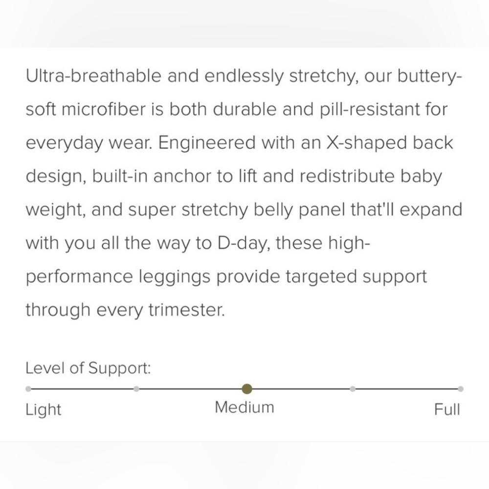 BLANQI Maternity Crop Leggings - Picture 4 of 9